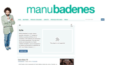 Desktop Screenshot of manubadenes.com